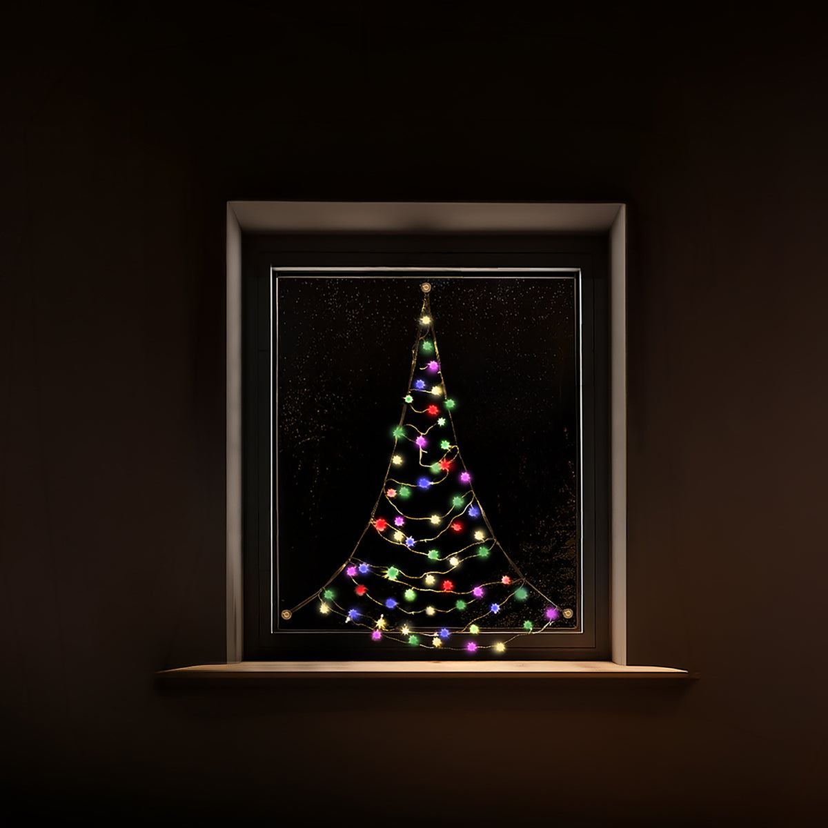 Fairybell Premium | Raamkerstboom | 1,25 meter | 64 LED-lampjes | Luminous Switch | Pre-order
