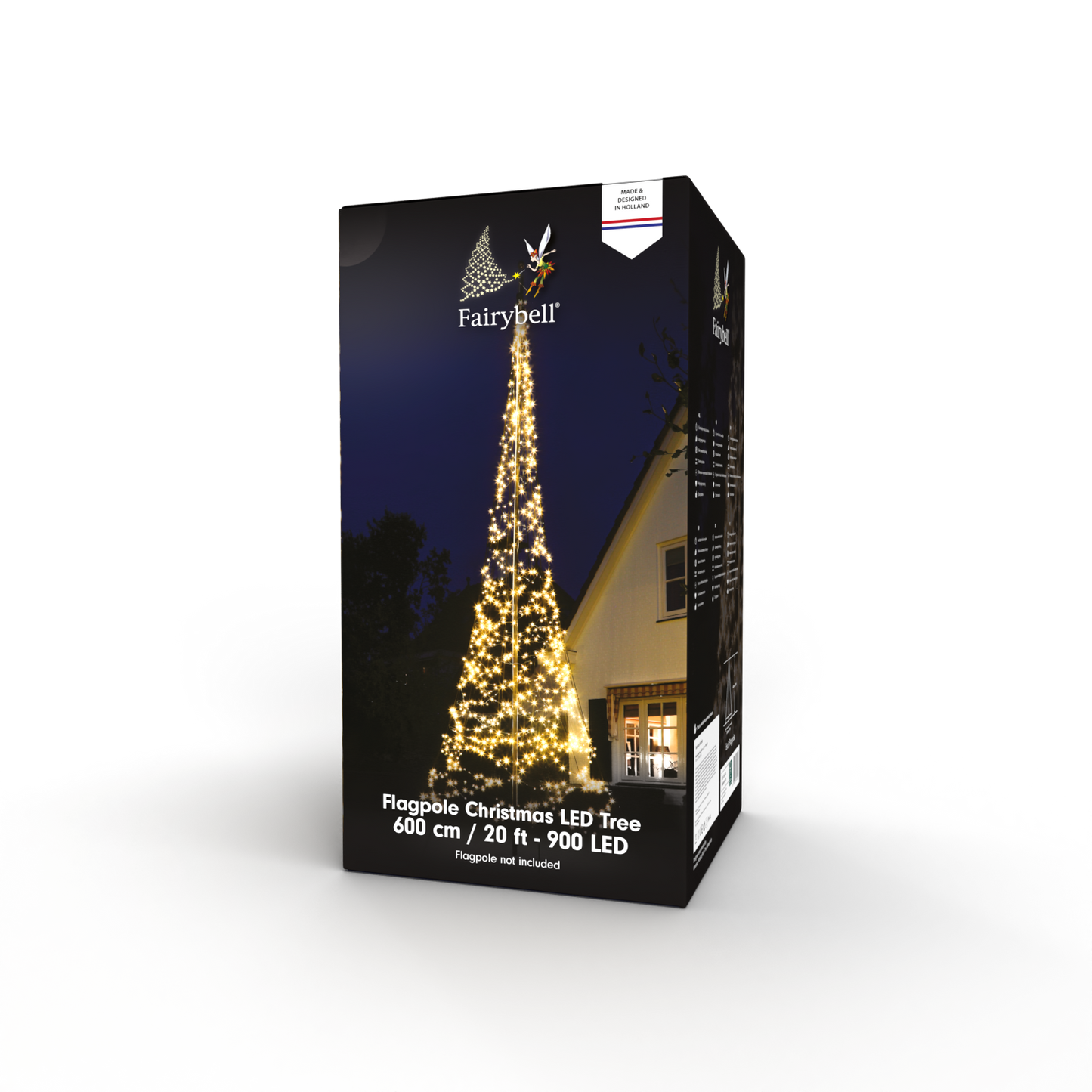 Fairybell | 6 mètres | 900 lumières LED | Blanc chaud