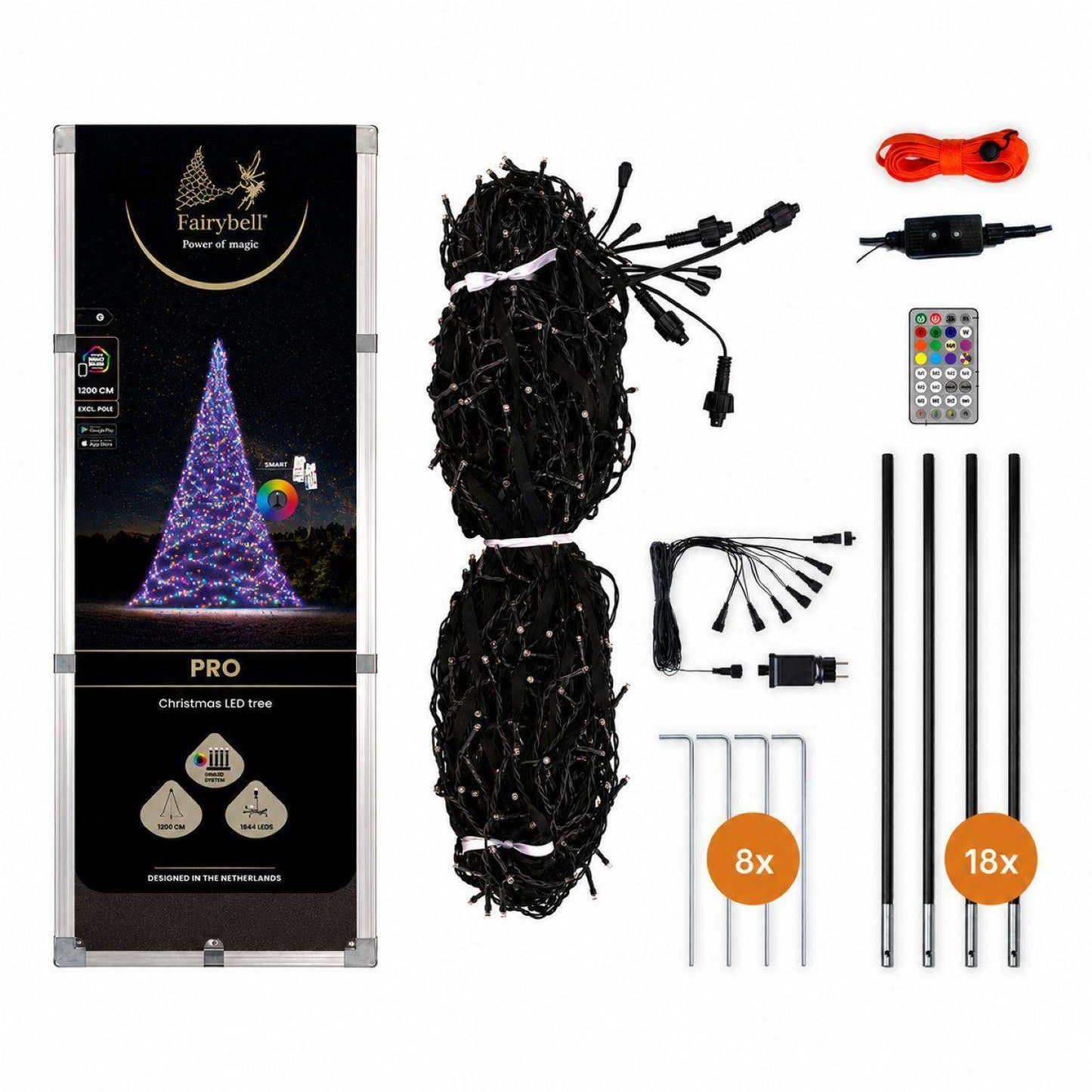 Fairybell Pro | 12 Meter | 2048 LED-Lichter | Smart Magic |