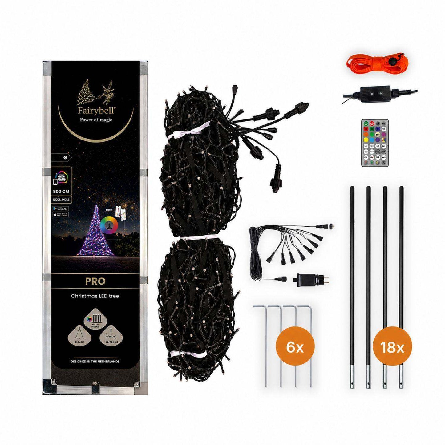 Fairybell Pro | 8 Meter | 1536 LED-Lichter | Smart Magic |