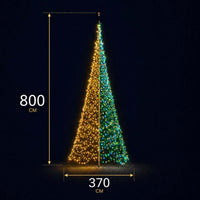 Fairybell Premium | 8 Meter | 1536 LED-Lichter | Luminous Switch |