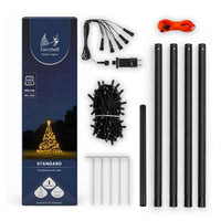 Fairybell Standard | 2 metres | 300 LED lights | Includes pole | Warm white |