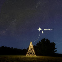Fairybell Standaard | 3 meter | 480 LED-lampjes | Inclusief mast | Warm wit | Twinkle | Pre-order