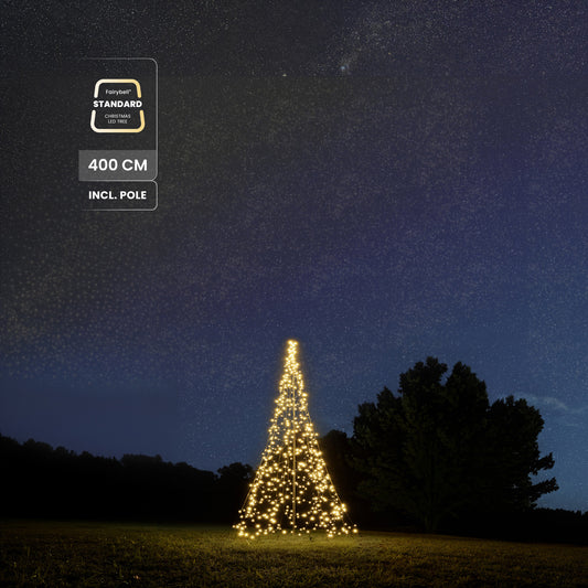 Fairybell Standaard | 4 meter | 864 LED-lampjes | Inclusief mast | Warm wit | Pre-order