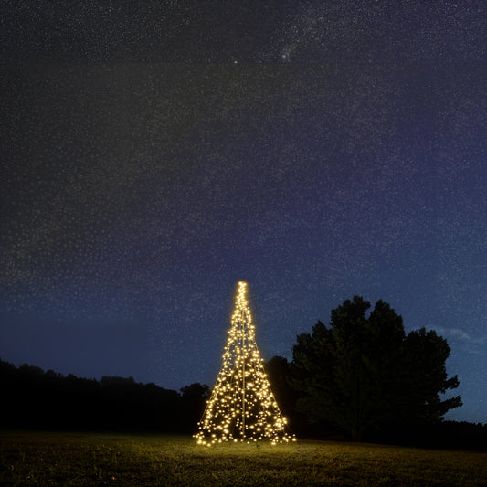 Fairybell Standaard | 4 meter | 864 LED-lampjes | Inclusief mast | Warm wit