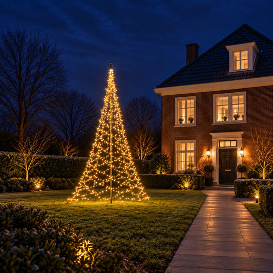 Fairybell Standaard | 4 meter | 864 LED-lampjes | Inclusief mast | Warm wit | Pre-order