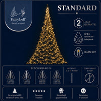 Fairybell Standaard | 6 meter | 1200 LED-lampjes | Warm wit | Pre-order