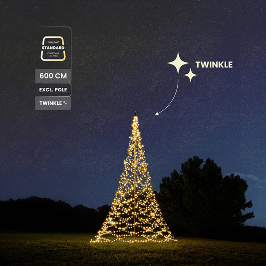 Fairybell Standaard | 6 meter | 1200 LED-lampjes | Warm wit | Twinkle | Pre-order