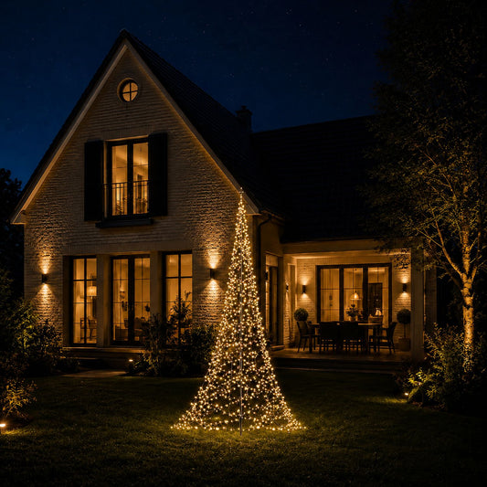 Fairybell Premium | 3 mètres | 576 lumières LED | Mât inclus | Luminous Switch