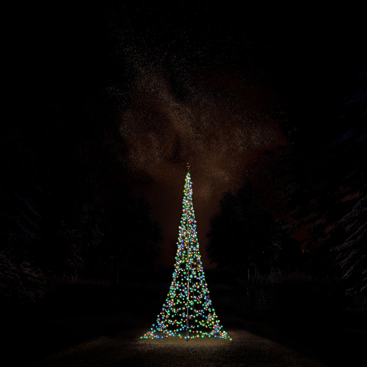Fairybell Premium | 4 meter | 1536 LED-lampjes | Inclusief mast | Luminous Switch | Pre-order