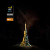 Fairybell Premium | 4 meter | 1536 LED-lampjes | Inclusief mast | Luminous Switch | Pre-order