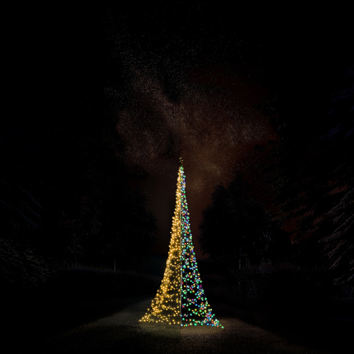 Fairybell Premium | 4 meter | 1536 LED-lampjes | Inclusief mast | Luminous Switch | Pre-order