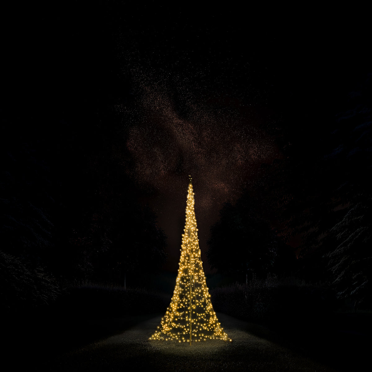 Fairybell Premium | 4 meter | 1536 LED-lampjes | Inclusief mast | Luminous Switch | Pre-order
