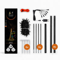 Fairybell Premium | 4 meter | 1536 LED-lampjes | Inclusief mast | Luminous Switch | Pre-order