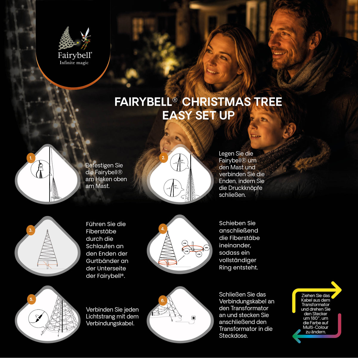 Fairybell Premium | 8 meter | 3024 LED-lampjes | Luminous Switch | Pre-order