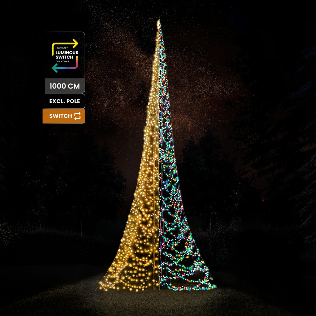 Fairybell Premium | 10 meter | 2048 LED-lampjes | Luminous Switch | Pre-order