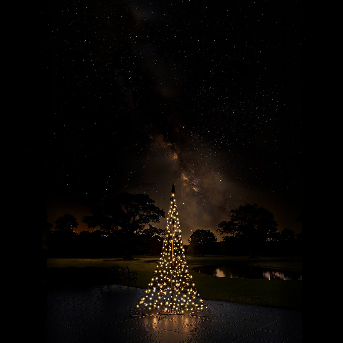 Fairybell Premium |3 meter | 320 LED-lampjes | Inclusief mast | Luminous Switch | All Surface | Pre-order