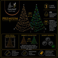 Fairybell Premium | Raamkerstboom | 1,25 meter | 64 LED-lampjes | Luminous Switch | Pre-order