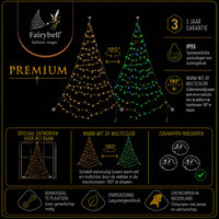 Fairybell Premium | Raamkerstboom | 1,25 meter | 64 LED-lampjes | Luminous Switch | Pre-order