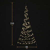 Dimension drawing of the Fairybell Premium Door Tree 2.1 metre showing a height of 210 cm and a width of 85 cm
