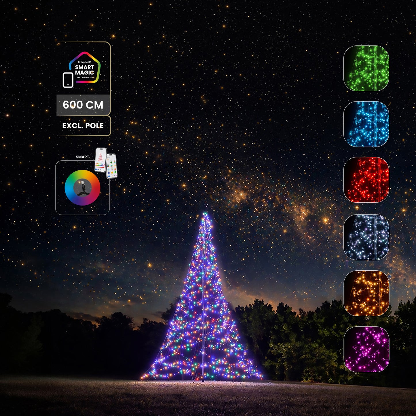 Fairybell Pro | 6 Meter | 1152 LED-Lichter | Smart Magic |