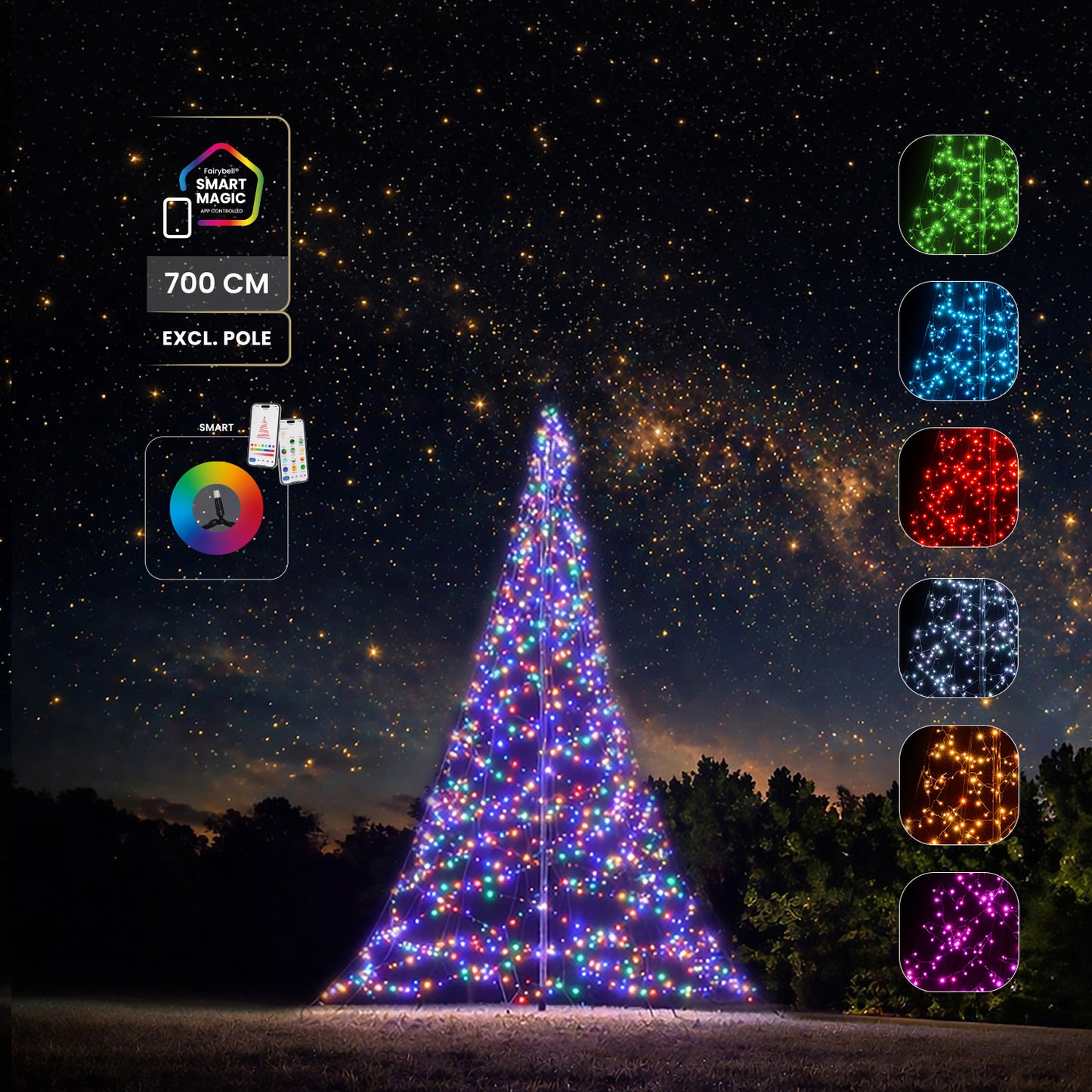 Fairybell Pro | 7 Meter | 1344 LED-Lichter | Smart Magic |