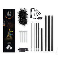 Fairybell Premium | 3 metre | 320 LED lights | Including pole | Luminous Switch | All Surface