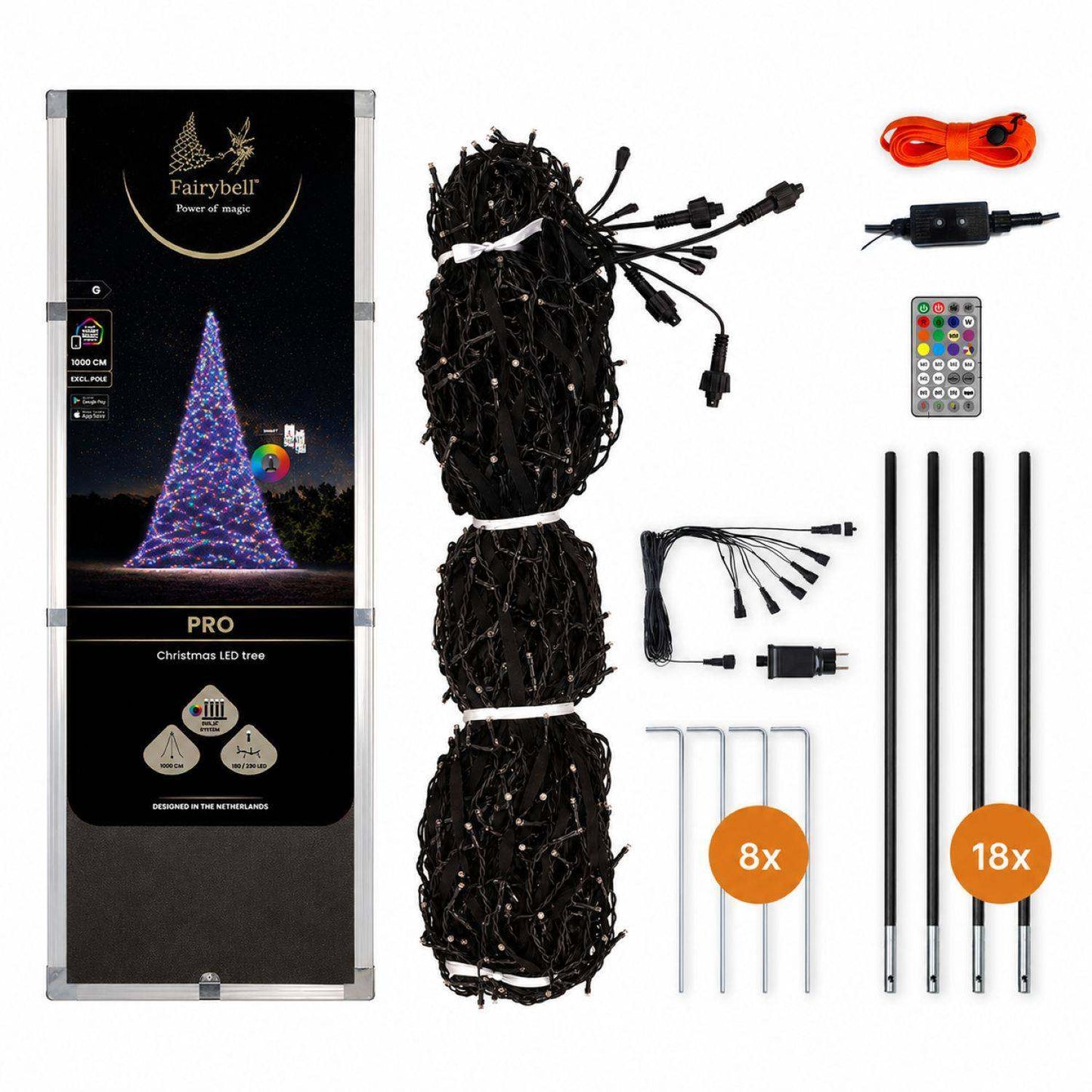 Fairybell Pro | 10 Meter | 1792 LED-Lichter | Smart Magic |
