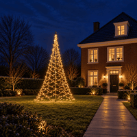 Fairybell Standaard | 4 meter | 864 LED-lampjes | Inclusief mast | Warm wit | Twinkle | Pre-order