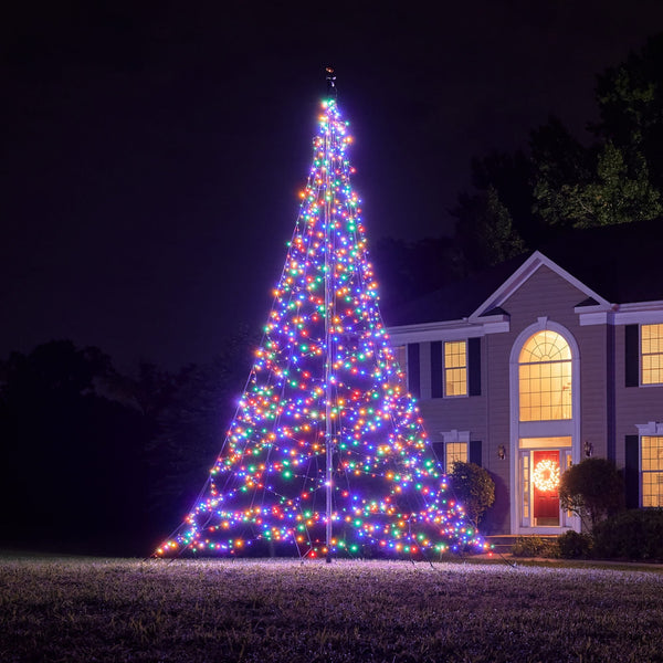 6-metre-high flagpole Christmas tree | Fairybell – Fairybell EU